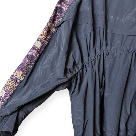 Free People Fp Movement She Fly Embroidered Pullover Hoodie Jacket - Picture 5 of 13